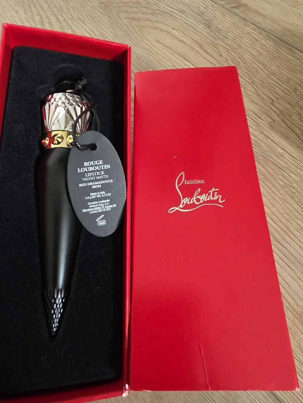 Christian Louboutin Rouge Louboutin Velvet Matte Lipstick  Red Dramadouce 005M